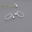 boucles d'oreilles anneaux Julie Mineau