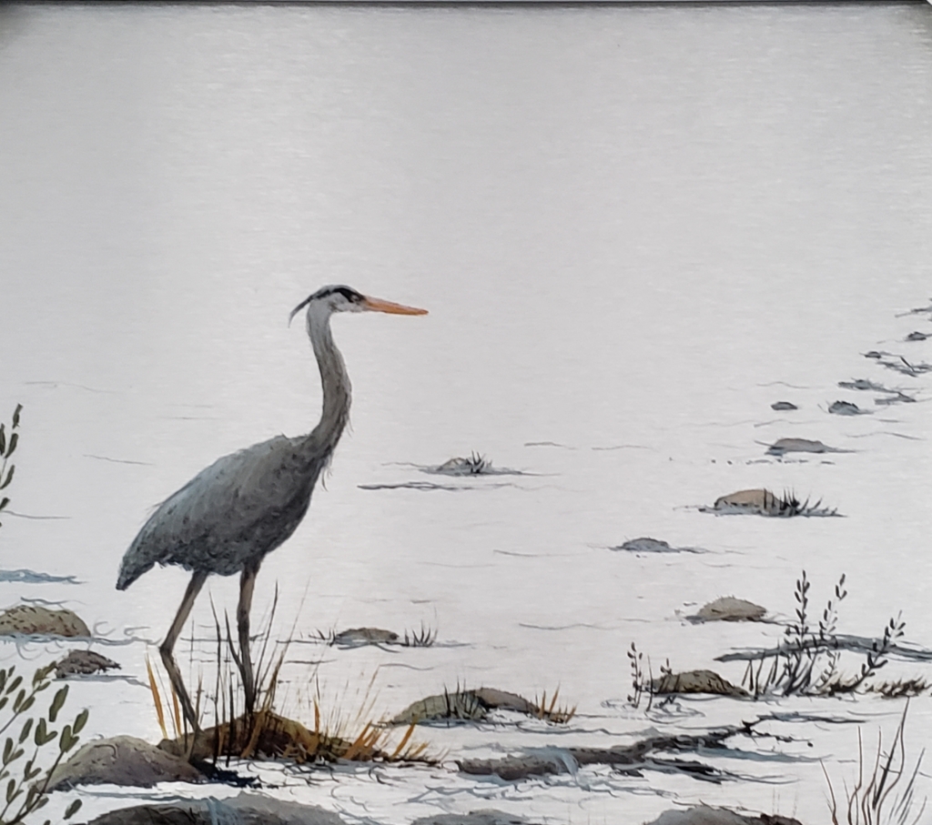 Painting on aluminum - Sylvia Paquette- Les Trois Bouleaux